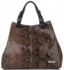Kožené kabelka shopper bag Vittoria Gotti zemitá V898GPIT